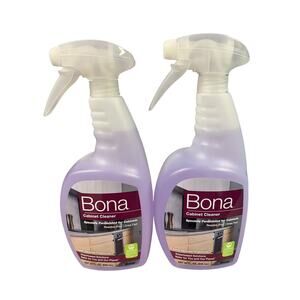 Bona Cabinet Cleaner Waterbased Solutions 32oz Lot Of 2 Bottles NEW DISCONTINUED